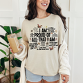 Wholesale Proud of all that I am Graphic Tee - Heather Dust Tee