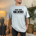 Wholesale Dad Tax Graphic Tee - Red Tee