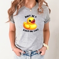 Wholesale Don't be a Duck Graphic Tee - Grey Tee