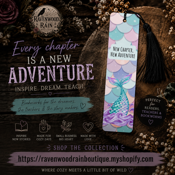 New Chapter New Adventure Mermaid Bookmark