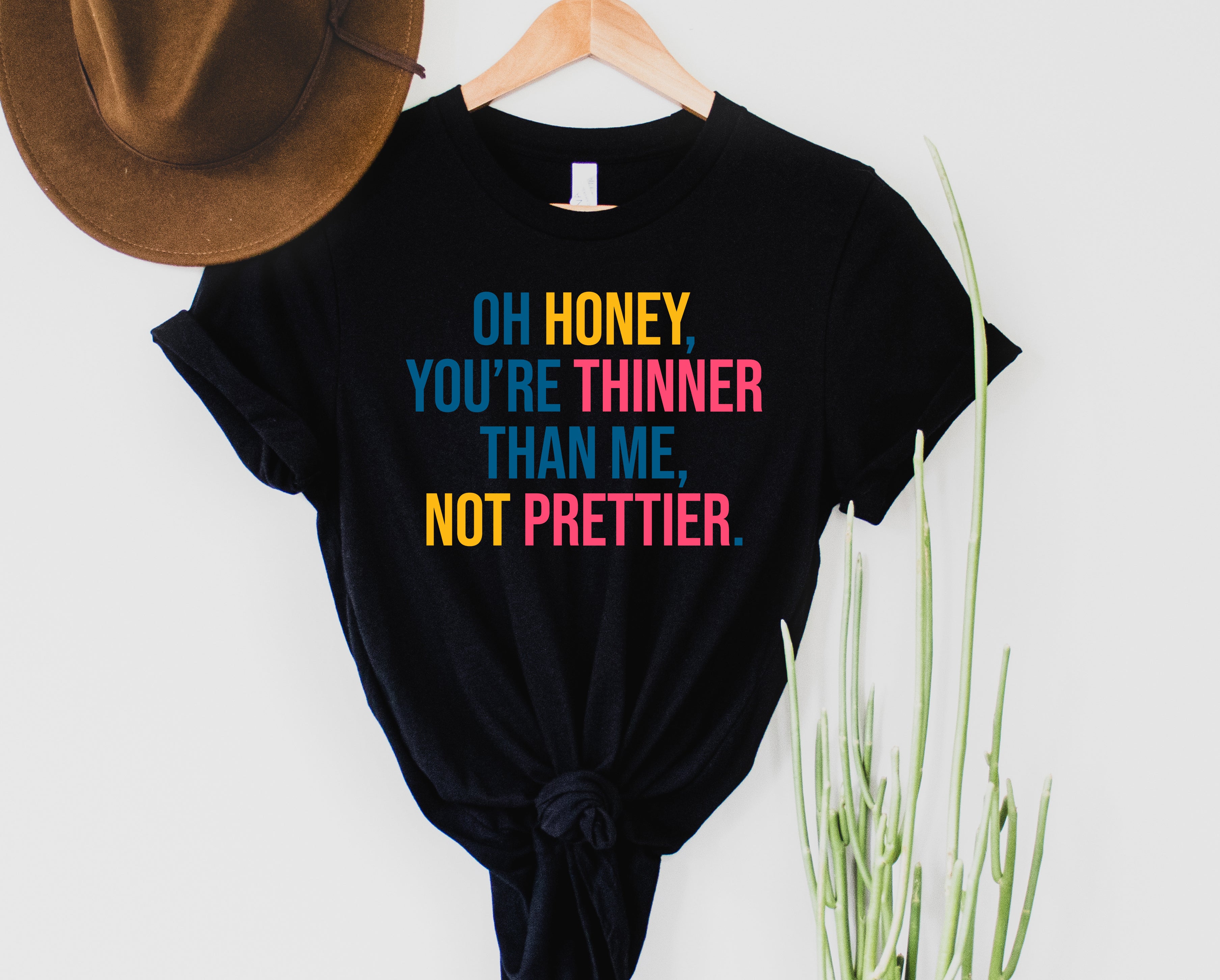 Wholesale Not Prettier Graphic Tee - Black
