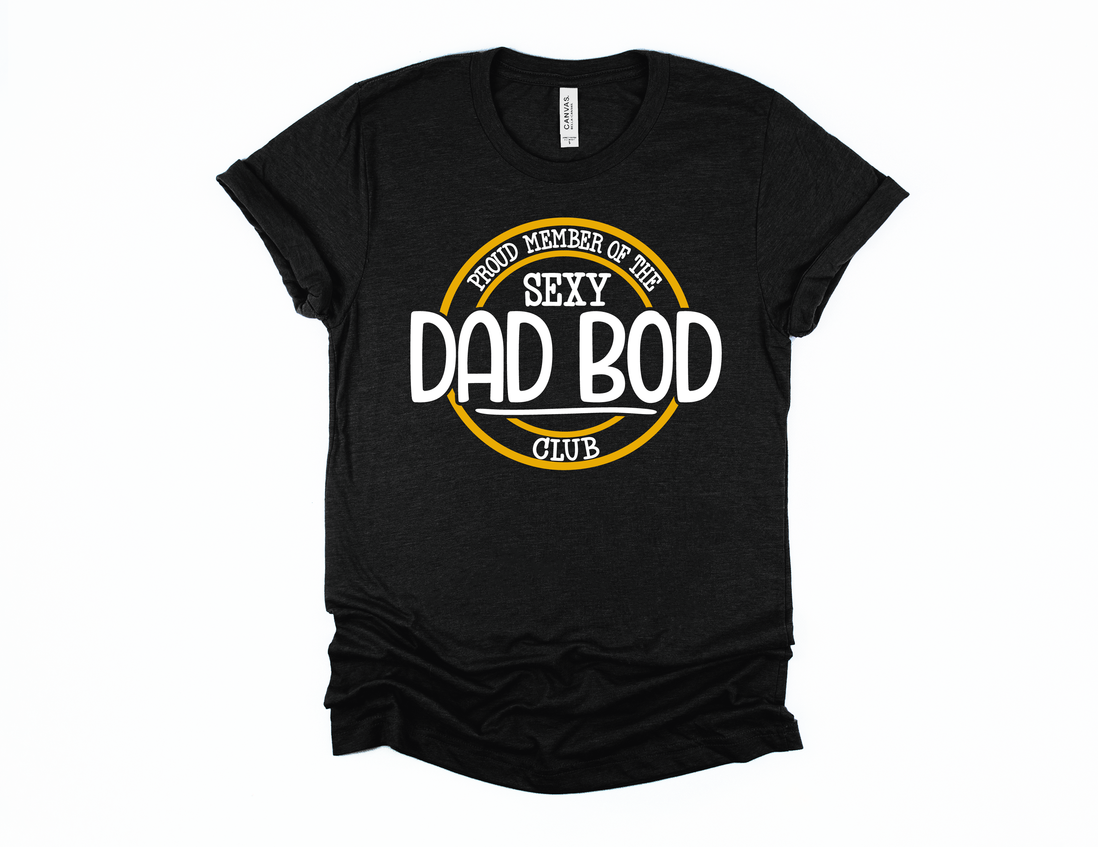 Wholesale Dad Bod Club Graphic Tee - Black