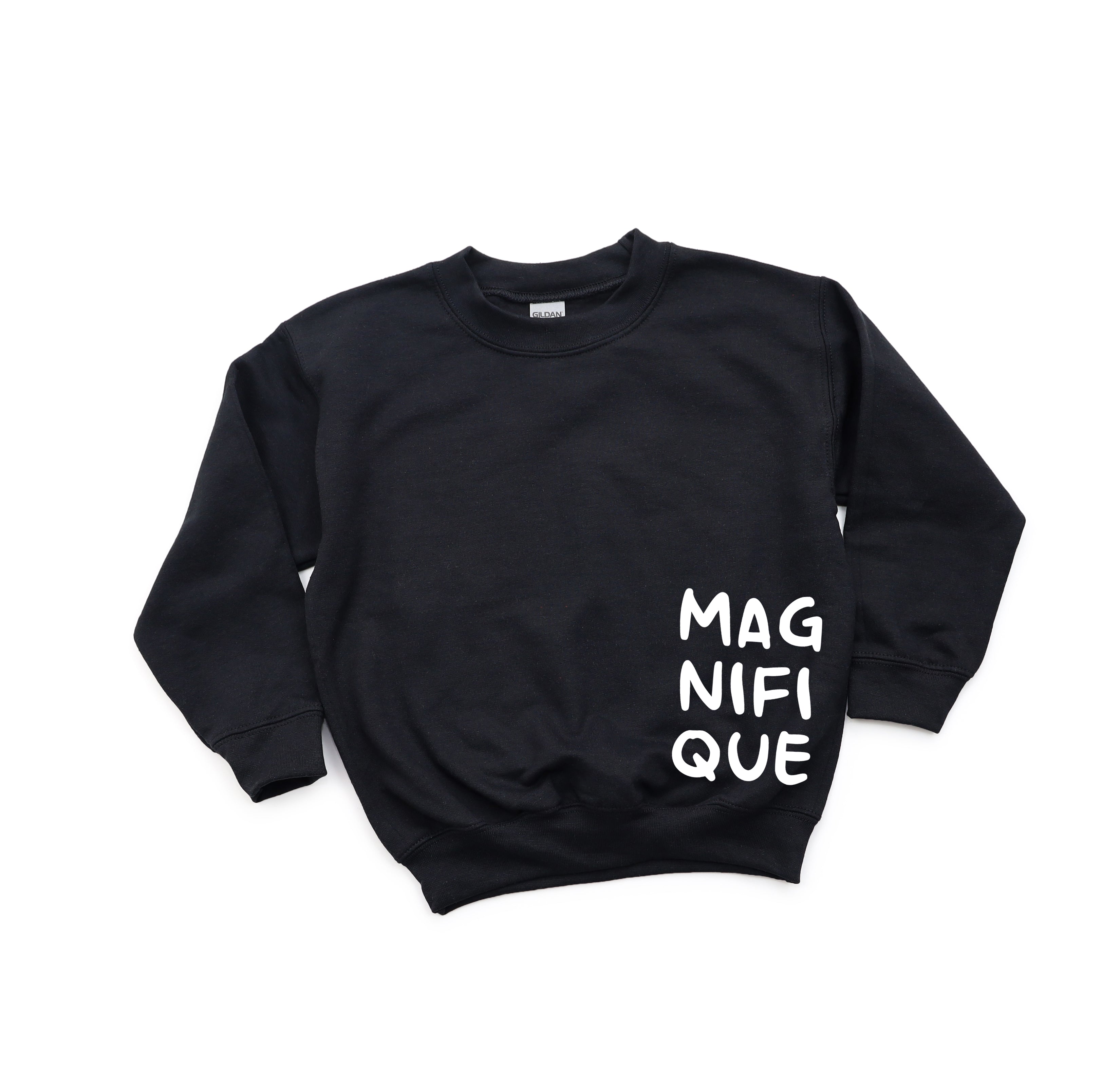 Wholesale KIDS Magnifique Graphic Tee - Black