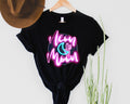 Wholesale Neon Moon Graphic Tee - Black
